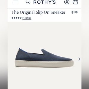 Rothy’s slip on sneakers